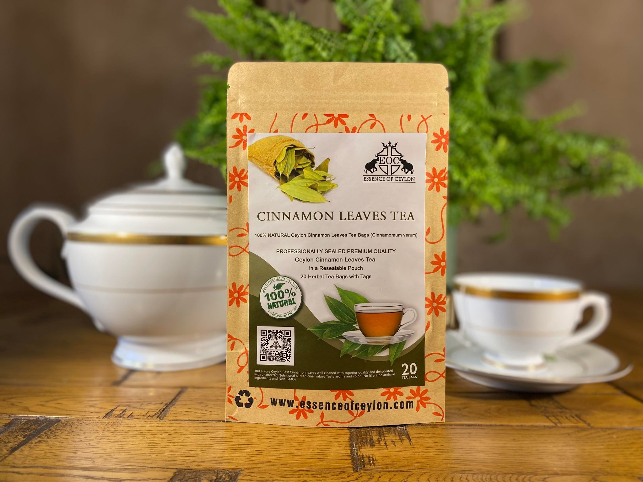 Ceylon Cinnamon Leaf Tea (Cinnamomum verum)- 20 Herbal sachets - Anti ...