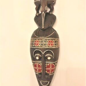 African Tribal wooden mask wall hanging decoration