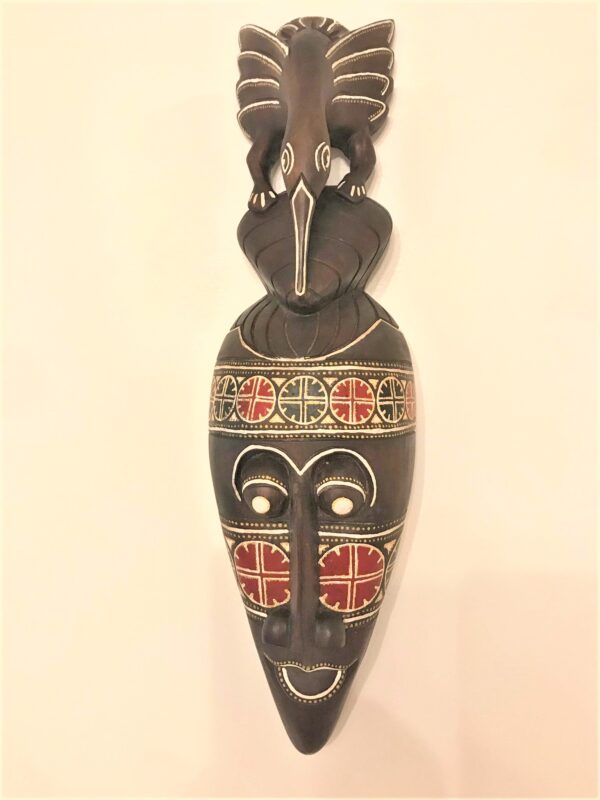 African Tribal wooden mask wall hanging decoration