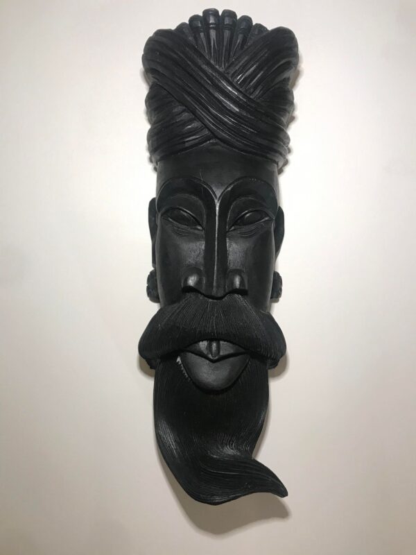 Mask, Brahman Face Black – Wall Hanging Decoration